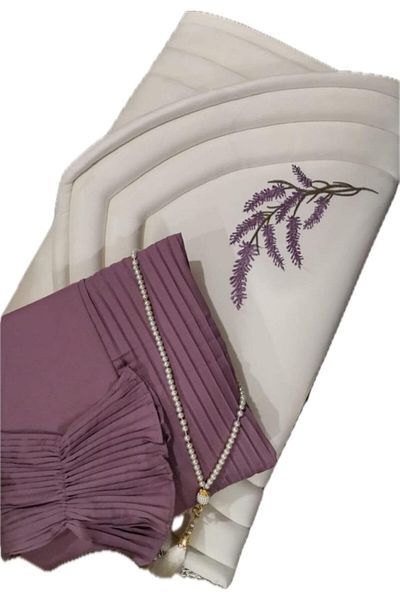 GENERAL Exclusive Lavender Set, Prayer Rug with Prayer Garment, Purple