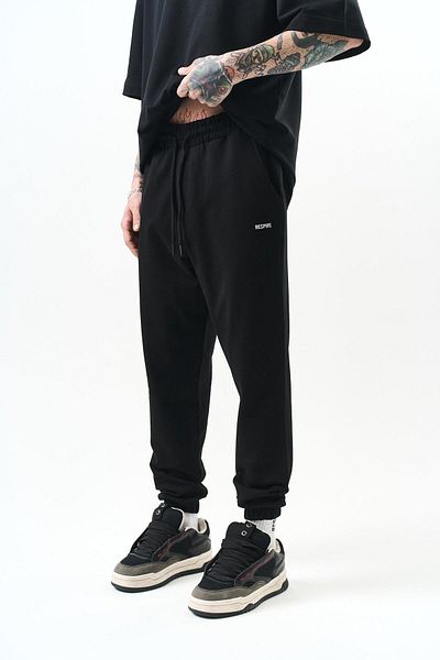 Respire Ανδρικό Basic Jogger Sweatpants Μαύρο