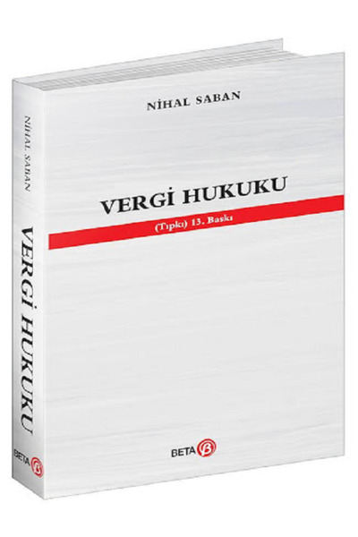 Adalet Yayınevi Vergi Hukuku Nihal Saban