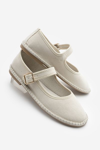 Marjin Women's Babet Mirces Ecru Linen Banded