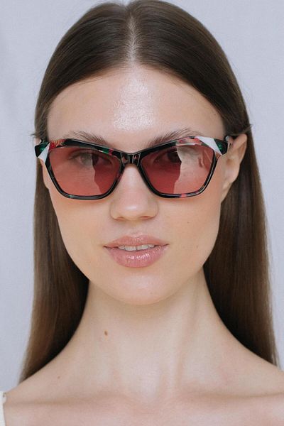 Bilge Karga Eskil Multicolor Pink Sunglasses