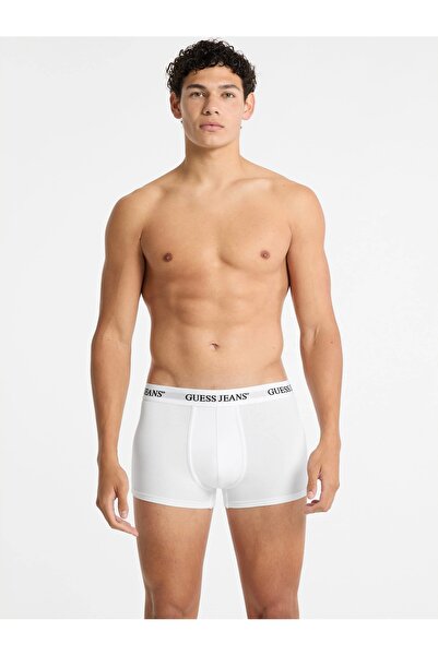 Guess Erkek Beyaz 3'Lü Boxer Paketi M4BZ48K6YW1-G011