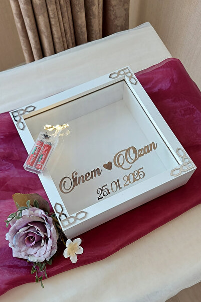 Verda Çerçeve إطار ذاكرة عميق LED مقاس 25 × 25 سم - إطار ذاكرة عميق بعمق 6 سم...