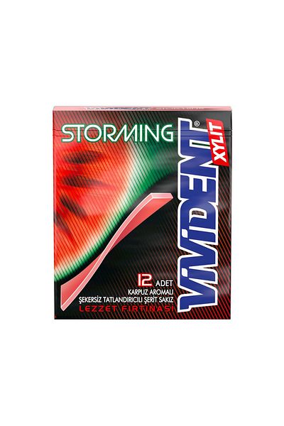 Vivident Storming Chewing Gum Watermelon 33 Gr X 6 Pieces