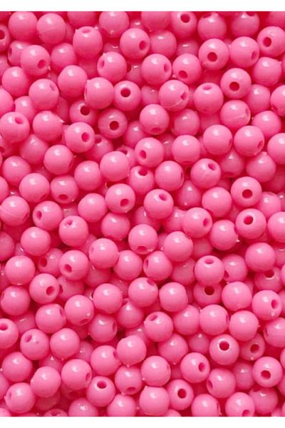 yiğit aksesuar 8 mm 100 Pcs Acrylic Pink Jewelry & Ornament Bead Jewelry Making Supplies