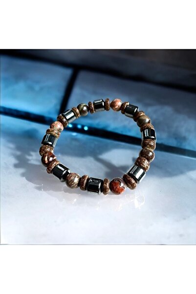 Padore Accessory Doğanın Gücünü Bileğinde Taşı: A+ KALİTE Jasper, Hematit ve ...