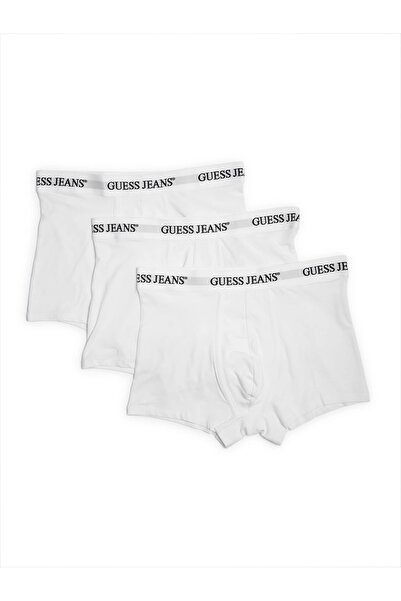 Guess Erkek Beyaz 3'Lü Boxer Paketi M4BZ48K6YW1-G011