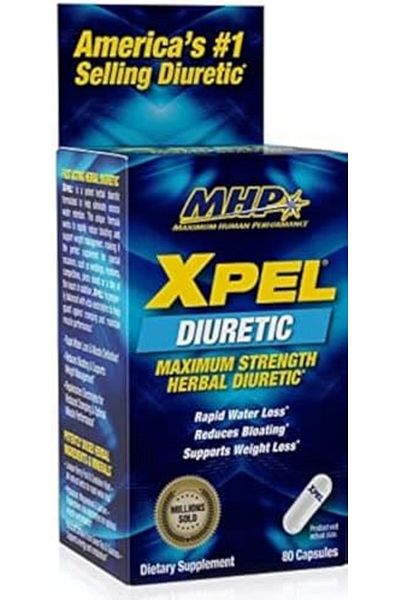 Mhp Maximum Human Performance MHP Xpel Dietary Supplement - Strength Diuretic, 80 Capsules