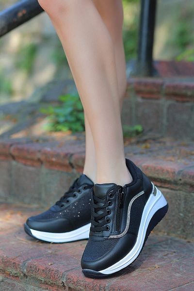 LEYDİ SHOES Orya Black Stone Sports