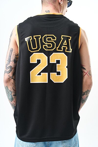 Respire Ανδρικό κομψό μπλουζάκι Oversize, μαύρο