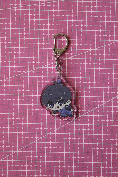 Akumastik Blue Lock Yoichi Isagi 5cm Acrylic Keychain - Bag Ornament -Anime Accessory
