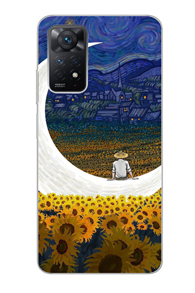 moonset Xiaomi Redmi Note 11 Pro/Note 12 Pro 4G Uyumlu Van Gogh Tasarımlı Bas...