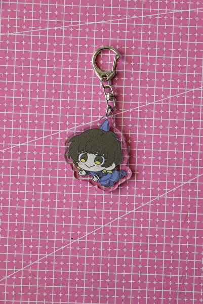 Akumastik سلسلة مفاتيح أكريليك بقفل أزرق Meguru Bachira مقاس 5 سم - زينة للحقيبة - إكسسوار أنيمي