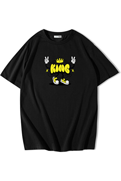 BRF Collection Unisex Oversized King T-Shirt Black