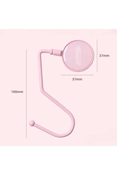 Choice قطعة واحدة من خطافات حقائب موراندي اللطيفة باللون الوردي، خطافات حقائب...