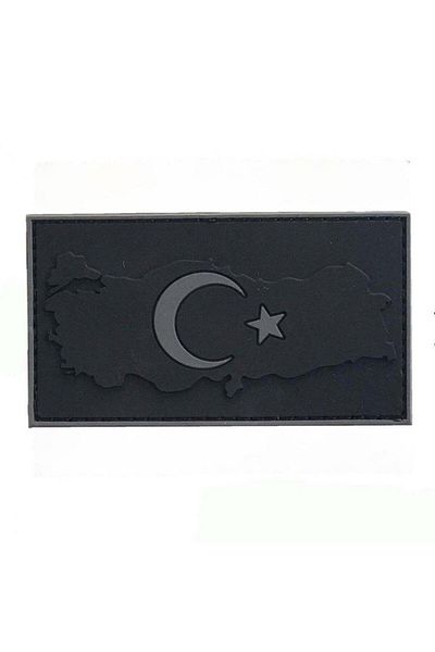 SINGLE SWORD Patch Hartat în relief din plastic pentru steag - voal