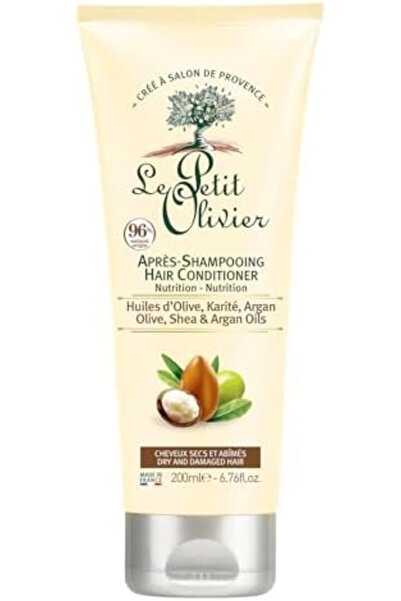 Le Petit Olivier بلسم لو بوتي أوليفييه بزيت الزيتون والشيا والأرغان للشعر التالف، 200 مل