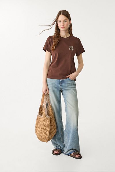Stradivarius The Met regular fit T-shirt