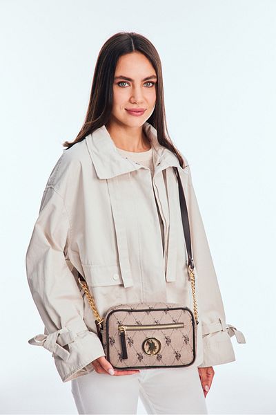 U.S. Polo Assn. Geantă de damă Crossbody Mink-Brown Us8704 - Exclusiv online