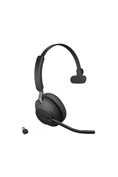 Jabra Casti cu microfon Jabra Evolve2 65 MS Mono, USB, Fara Stand (Negru)