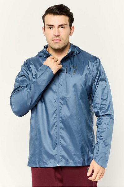 Puma Men Sportswear Fit Long Sleeve Outdoor Jacket, Dark Blue