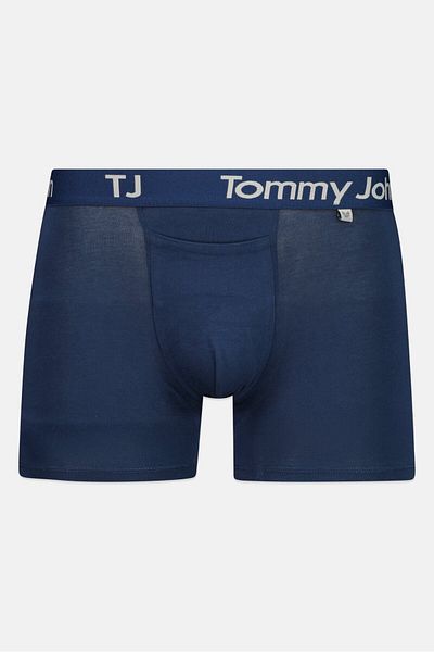 Tommy John بوكسر رجالي بشعار العلامة التجارية، 6 قطع، أزرق داكن