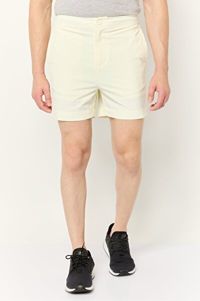 Esprit Men Solid Chino Shorts, Off White