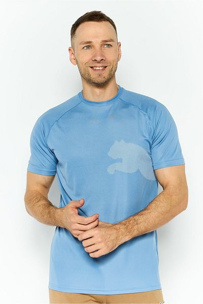 Puma Men Sportswear Fit Short Sleeves Training T-shirt, Blue