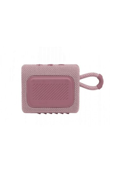 JBL GO3 Bluetooth Speaker - Pink (Water-Resistant)