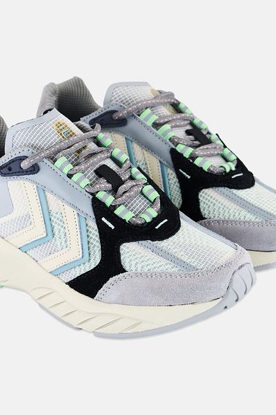 hummel Kids Boy Reach Lx 6000 Prism Lace Up Running Shoes, Grey