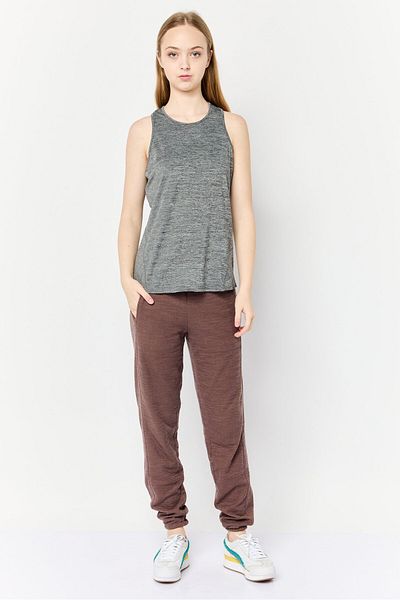SKECHERS Women Sportswear Fit Sleeveless Training Top, Heather Grey