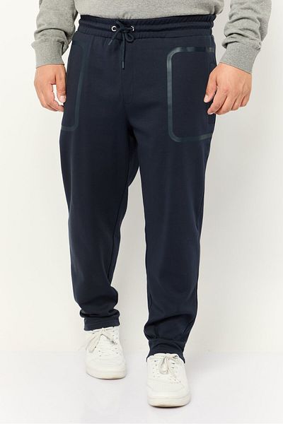 Harmont & Blaine Men Regular Fit Solid Sweatpants, Navy