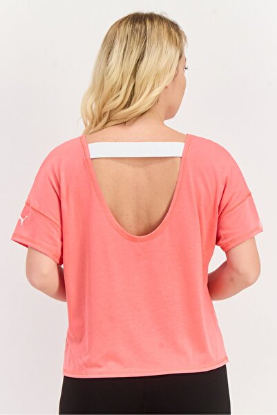 Puma Women Sportswear Fit Short Sleeves Training Top, Pink