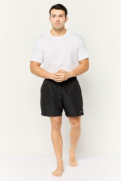 Calvin Klein Men Brand Logo Board Shorts, Black