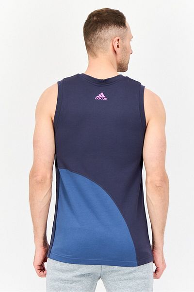 adidas Men Sportswear Fit Sleeveless Training Vest, Grey