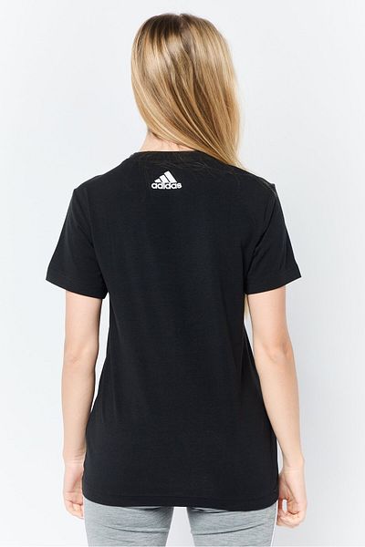 adidas Women Sportswear Fit Bengaluru Logo Outdoor T-Shirts, Black
