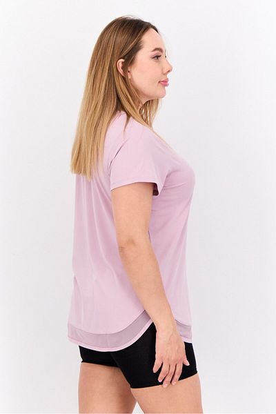 Head Women Sportswear Fit Short Sleeves Training Top, Mauve