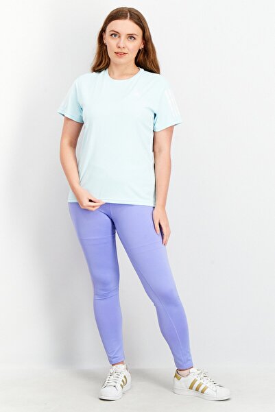 adidas Women Sportswear Fit Short Sleeve Own The Run T-Shirt, Light Blue