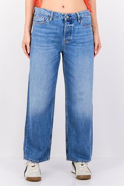 Esprit Women Loose Fit Washed Non-stretchable Retro Jeans, Blue