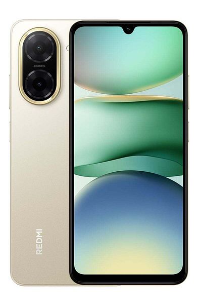 Xiaomi هاتف Redmi A5 ثنائي الشريحة 4G، لون ذهبي رملي، ذاكرة وصول عشوائي 4 جيجابايت، سعة تخزين 128 جيجابايت - إصدار الشرق الأوسط