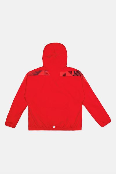adidas Kids Boy Long Sleeves Outdoor Full Zip Jacket, Red/navy