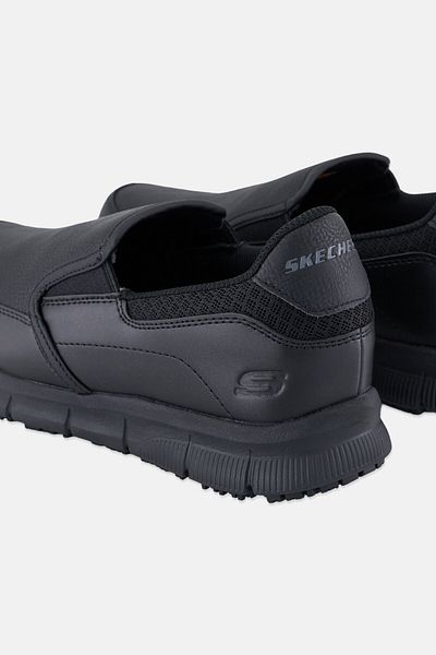 SKECHERS Women Nampa Slip On Outdoor Shoes, Black