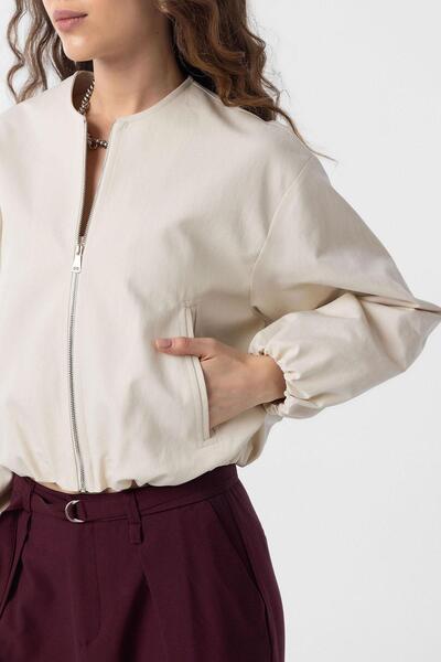 Antioch Stone Crop Women's Bomber Coat