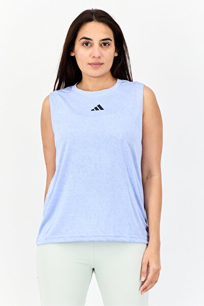 adidas Women Sportswear Fit Sleeveless Tennis Tank Top, Lavender