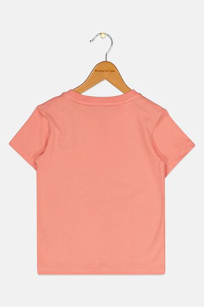 adidas Toddlers Girl Short Sleeves Outdoor T-shirt, Wonder Clay