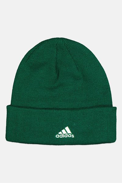 adidas Men Brand Logo Beanie, Green