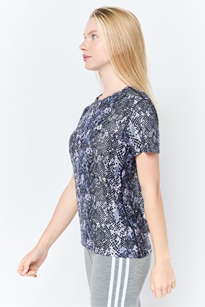 adidas Women Sportswear Fit Short Sleeve Training T-shirt, Multicolor