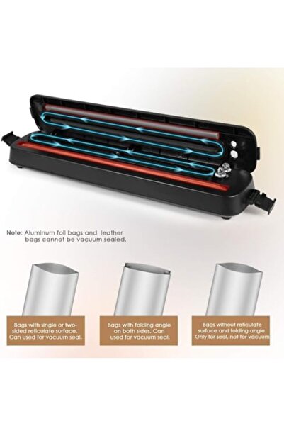 Generic Vacuum Sealer Machine Automatic Food Sealing System with 10 Bags, Easy to Clean & Safety Certified