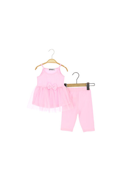 CRASSİ Κοριτσίστικο φόρεμα από τούλι με καλσόν Νέα σεζόν