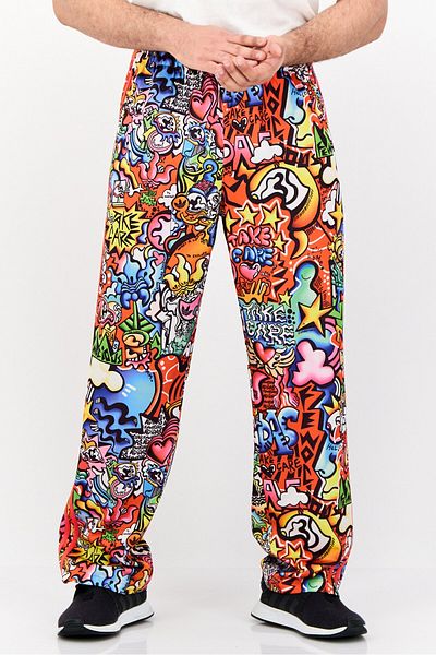 adidas Adidas Originals x Fewocious Men Sportswear Fit Outdoor Firebird Pants, Multicolor